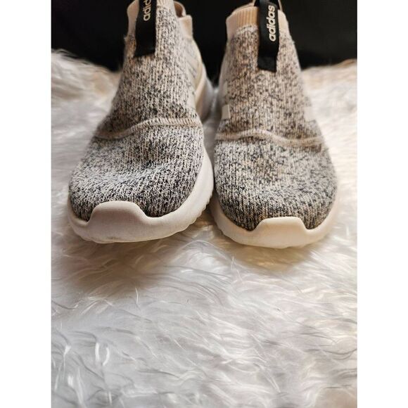 Adidas Womens Ultimafusion Cloudfoam Running Shoes Gray F34592 Marled Slip On 8M - Picture 3 of 9